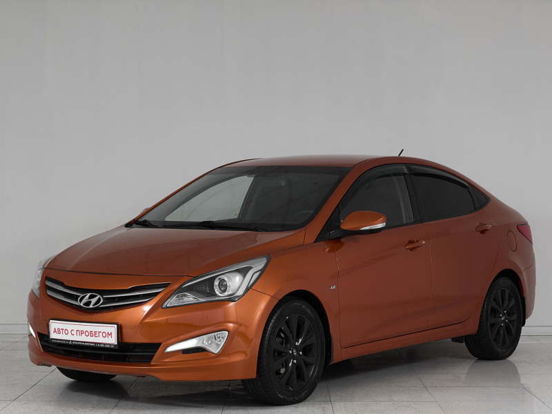 Hyundai Solaris, I Рестайлинг 2015 с пробегом 111 200 км.