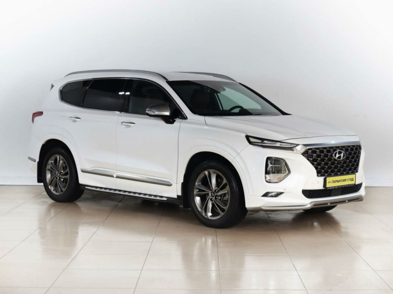 Hyundai Santa Fe, IV 2019 с пробегом 50 000 км.