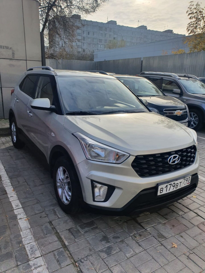 Hyundai Creta, I 2020 с пробегом 34 800 км.