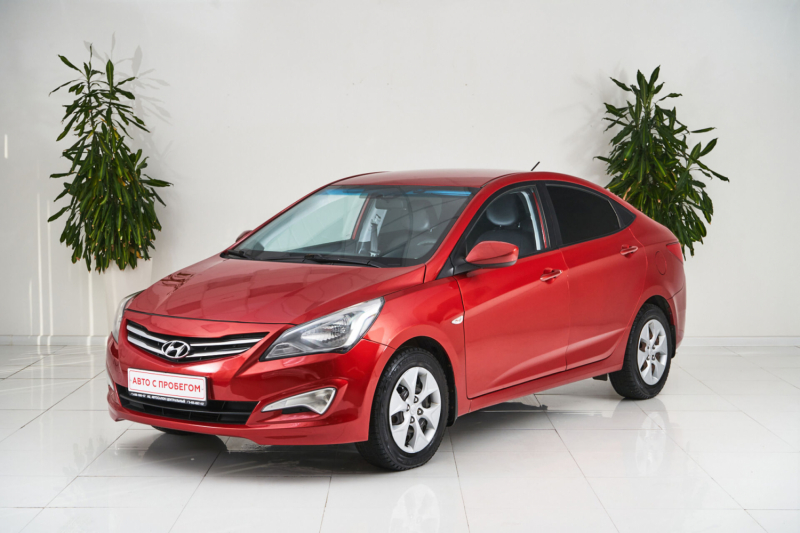 Hyundai Solaris, I Рестайлинг 2014 с пробегом 78 000 км.